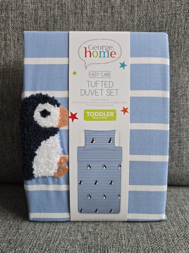 Blue puffin tufted toddler - blue,