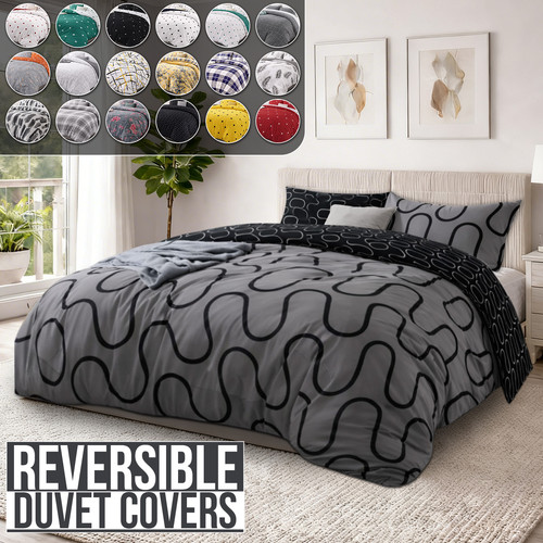 Luxury reversible duvet cover - luxury,