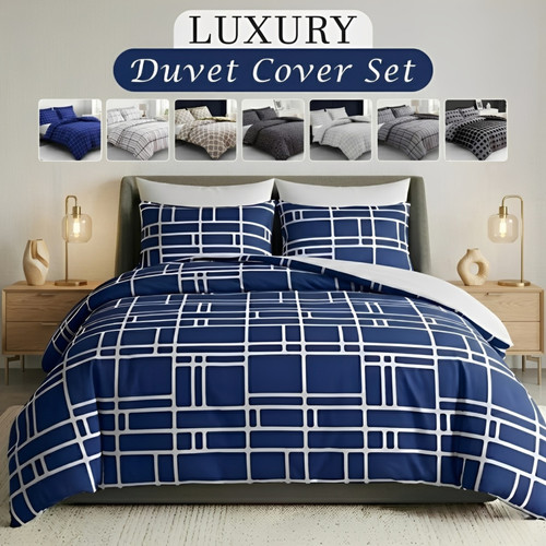 Duvet cover set - cover, reversible