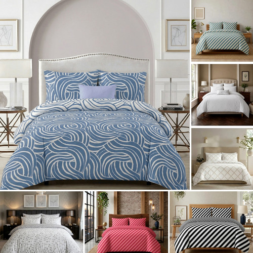 Luxury duvet cover reversible - duvet,