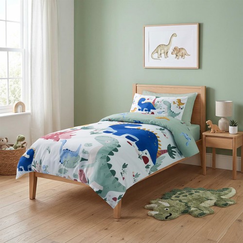 Kids dinosaur duvet cover - duvet,