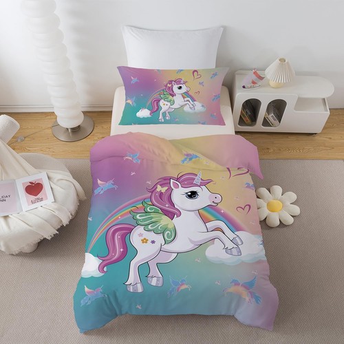 Djdea unicorn cot bed - djdea, duvet