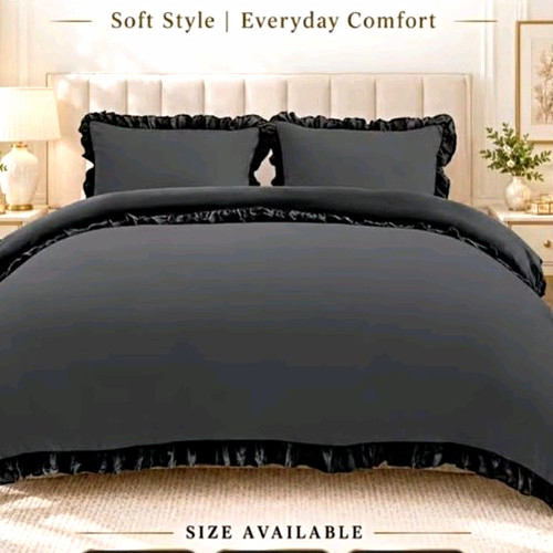 Charcoal duvet cover set - cover,