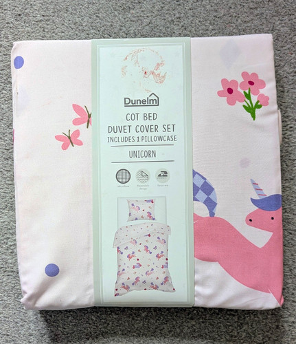 Dunelm unicorn cot - unicorn, bed
