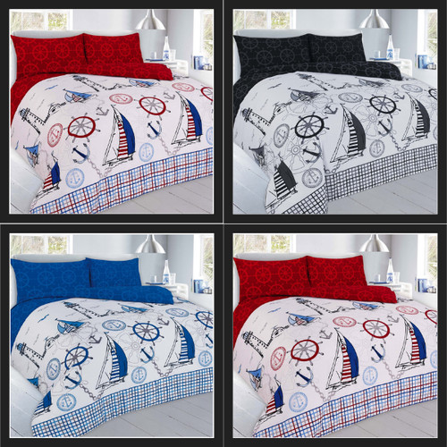Jake sailboat printed duvet - jake,