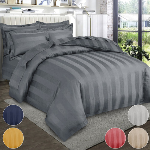 Egyptian stripe duvet - duvet, quilt