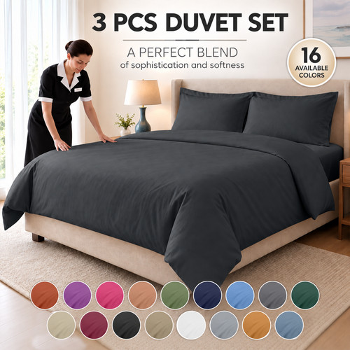 Luxury piece duvet cover set - cover,