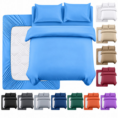 Piece complete bedding set - 4,