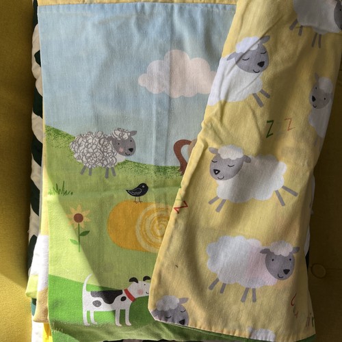 Farm animals toddler duvet - farm,