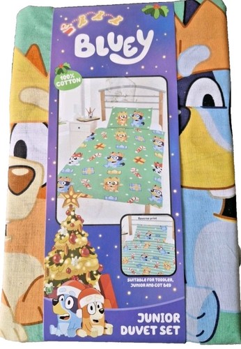 Bluey christmas junior cot - junior,