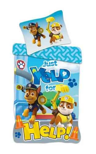 Paw patrol toddler duvet cover - paw,