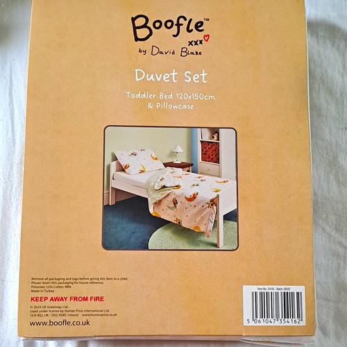 Boofle toddler bed duvet - boofle,